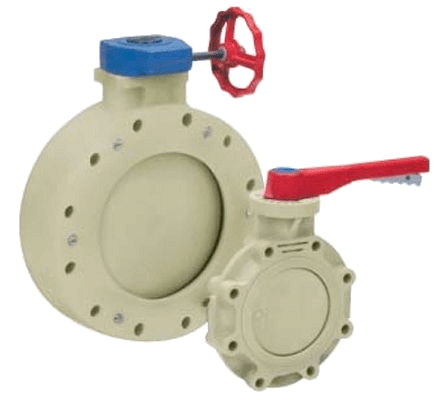 Valvulas De Mariposa De Polipropileno