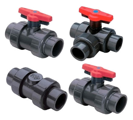 Valvulas True Union 2000 De PVC Y CPVC