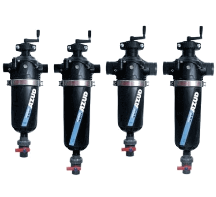 Filtros semiautomáticos de malla AZUD SPIRAL CLEAN